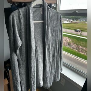 Grey cardigan
